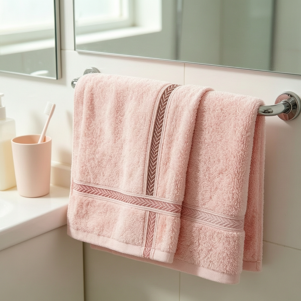 Cotton-Polyester Wheat Pattern Towel 4