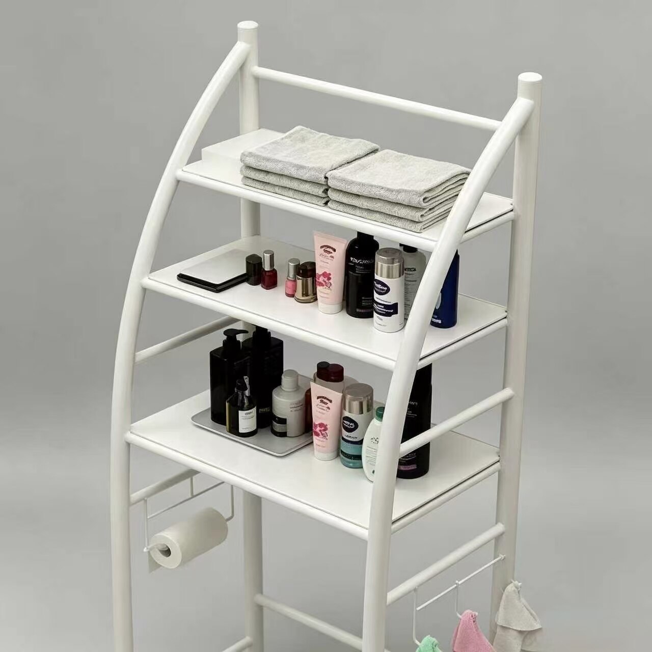 Drill-Free Sailboat-Style Washing Machine Rack 5