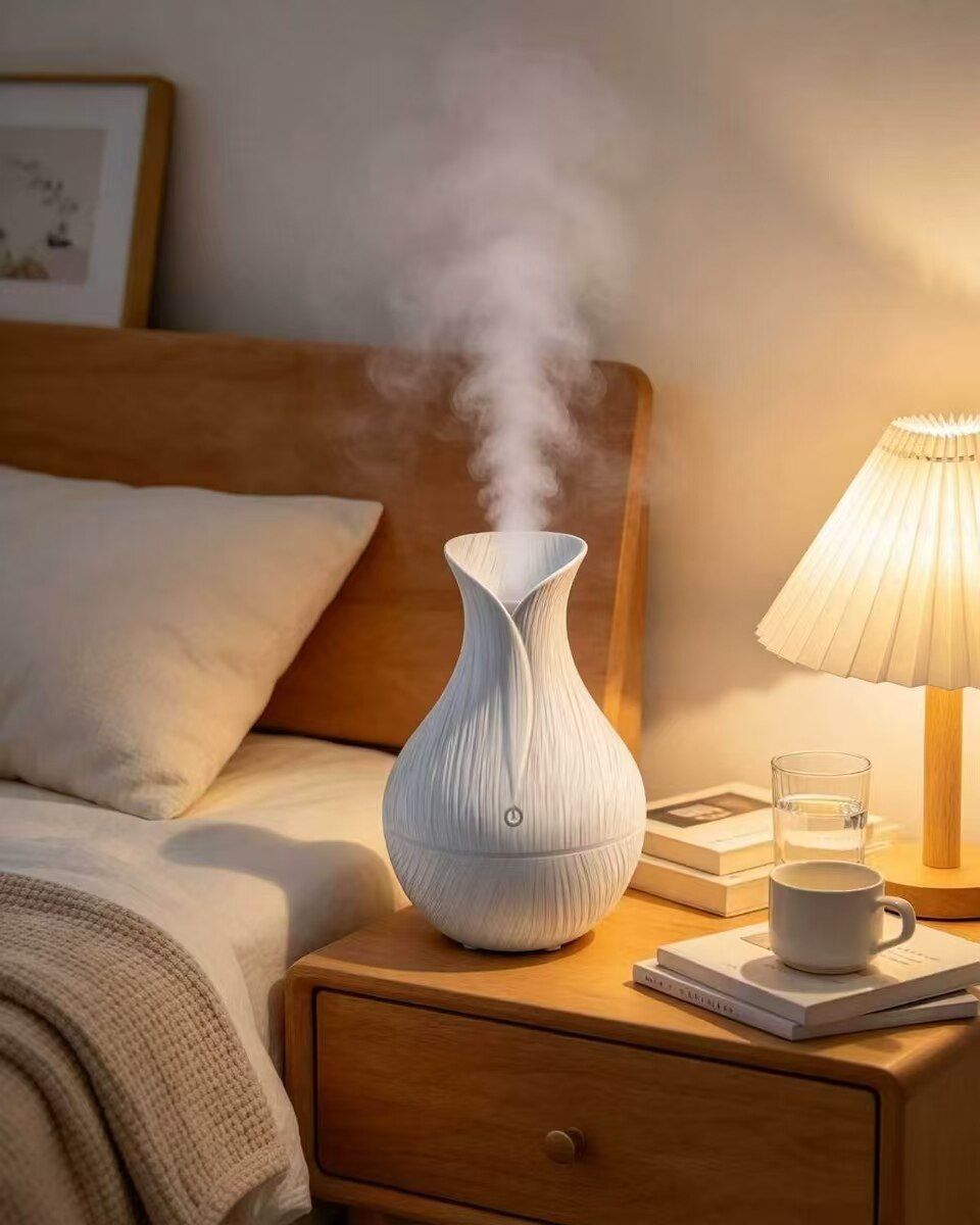 Cloud Wave Relief Art Humidifier 4
