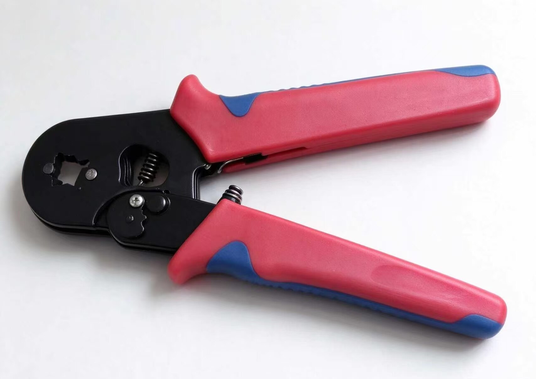 Red and Blue Lightweight Crimping Tool