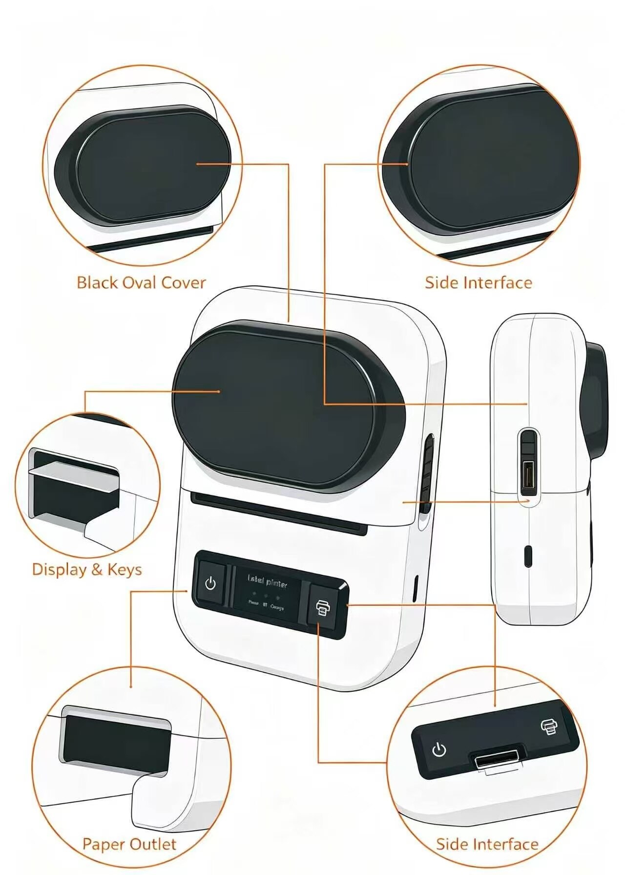 Portable Bluetooth Label Maker 4