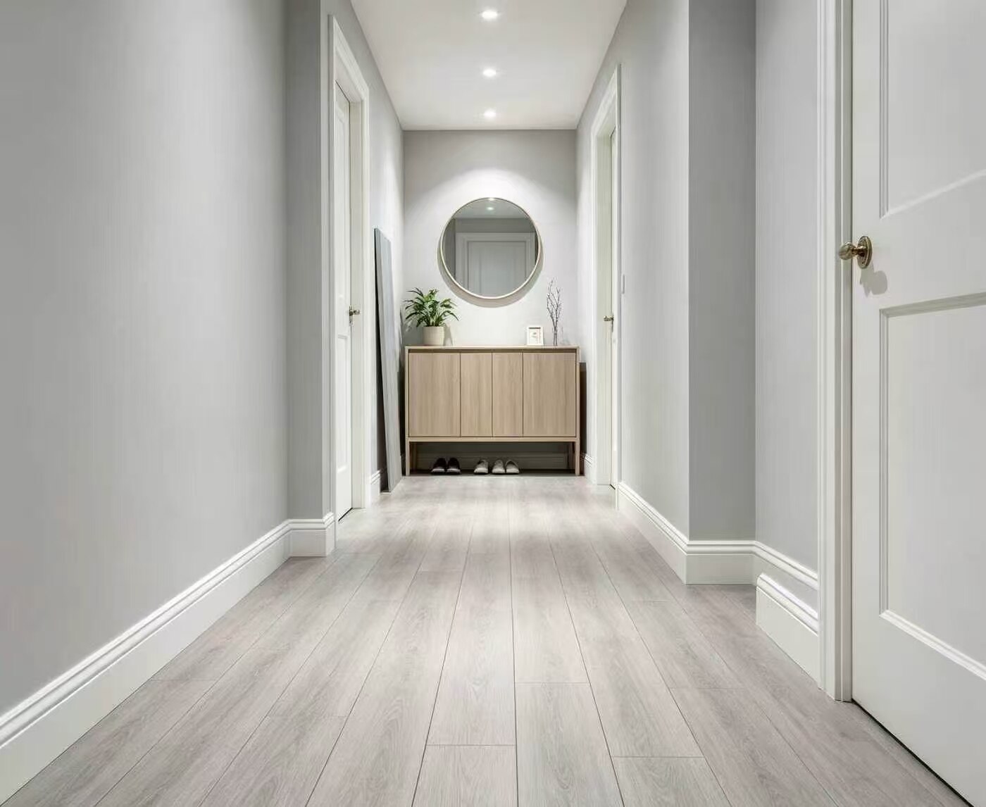 Gray Shadow Pattern Floor Sticker 3