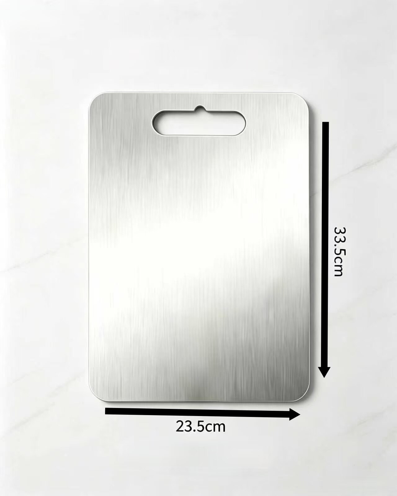 Antibacterial & Mildew-Resistant Stainless Steel Cutting Board 5