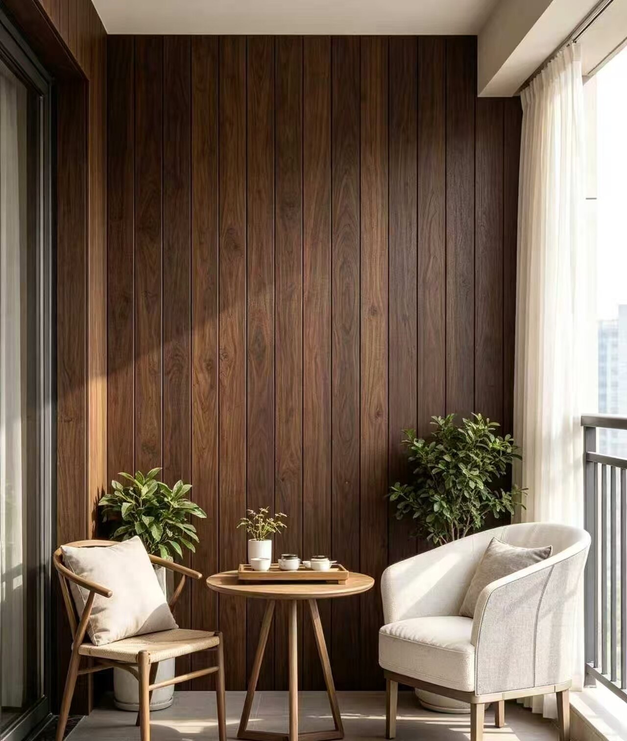 3D Wood Grain Wall Panel 2