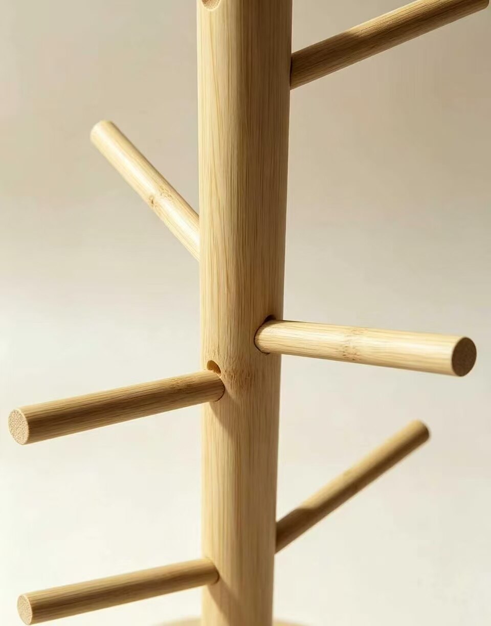 Wooden Branch Wall Hook 4