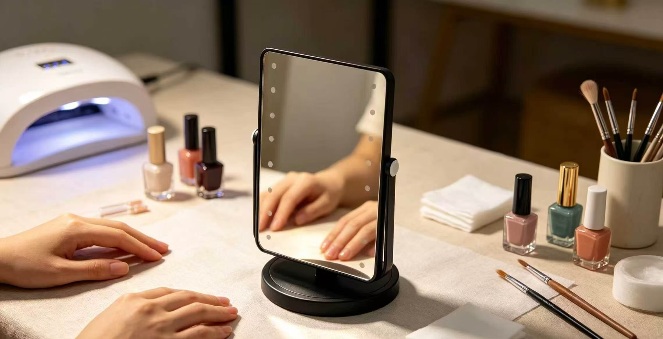 Minimalist Matte Black Floor Mirror 4