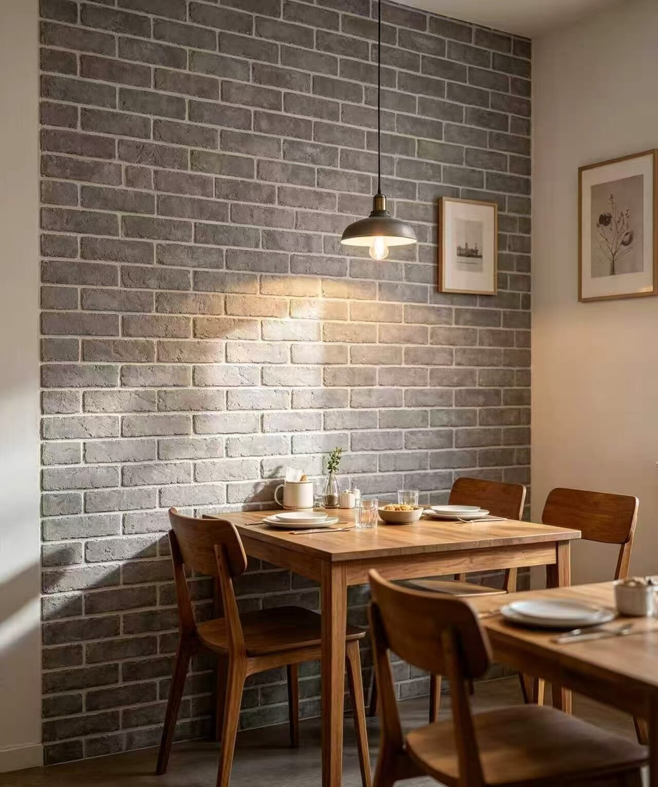 3D Gray Brick Wallpaper 2