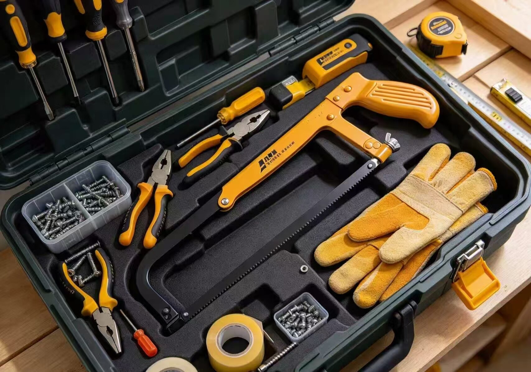 Bright Yellow Mini Steel Saw 5