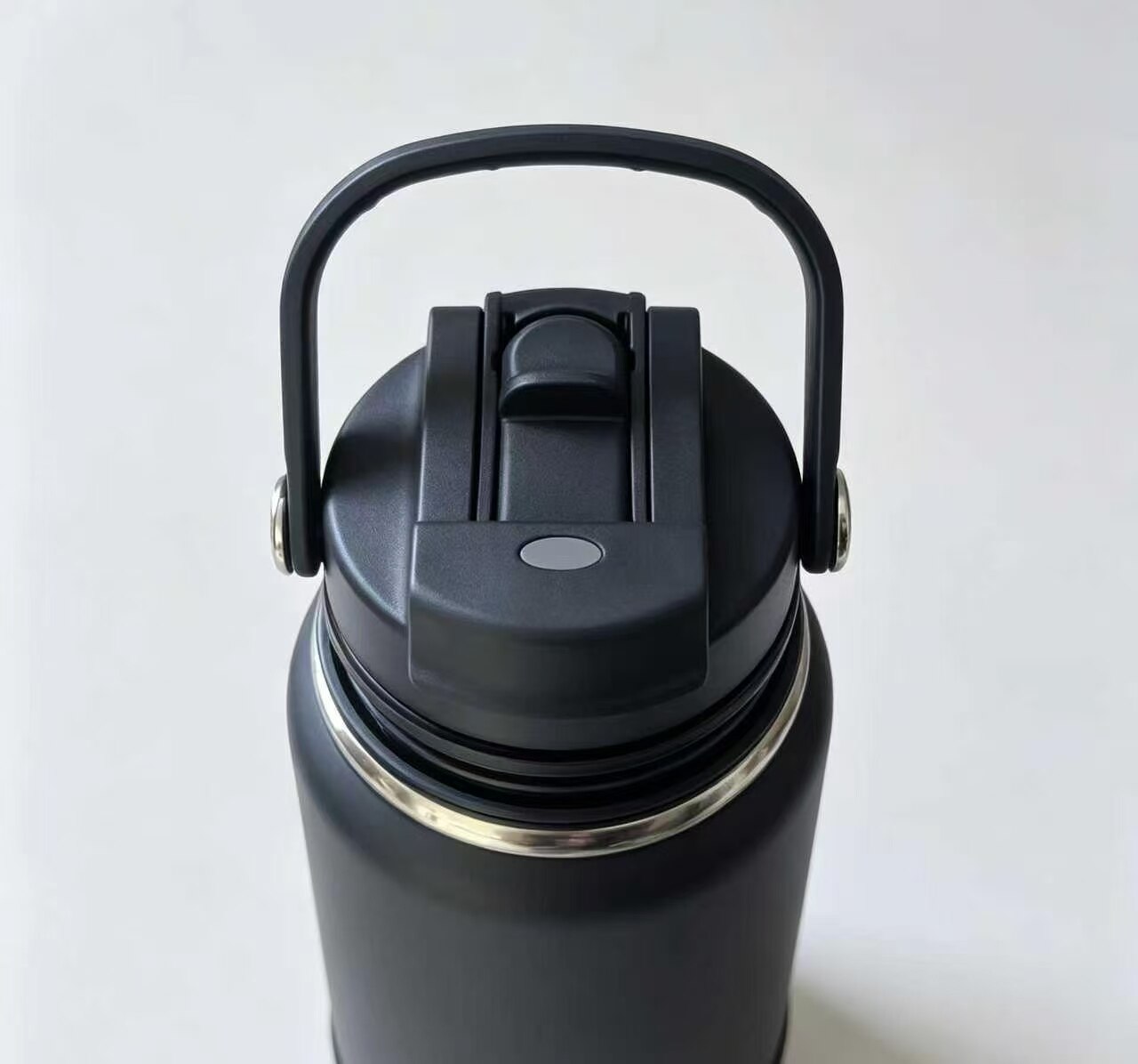 Matte Black Pop-Up Travel Tumbler 5