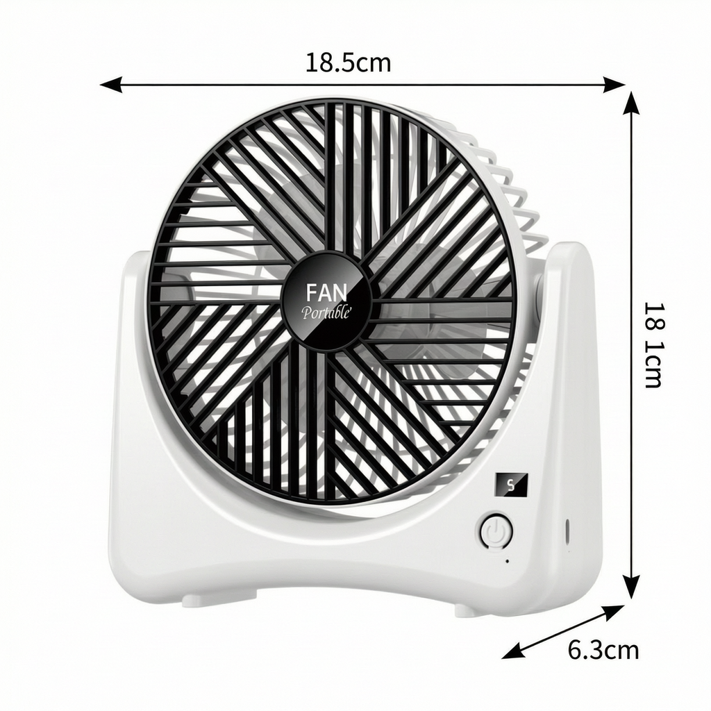 Desktop Digital Display Fan 5