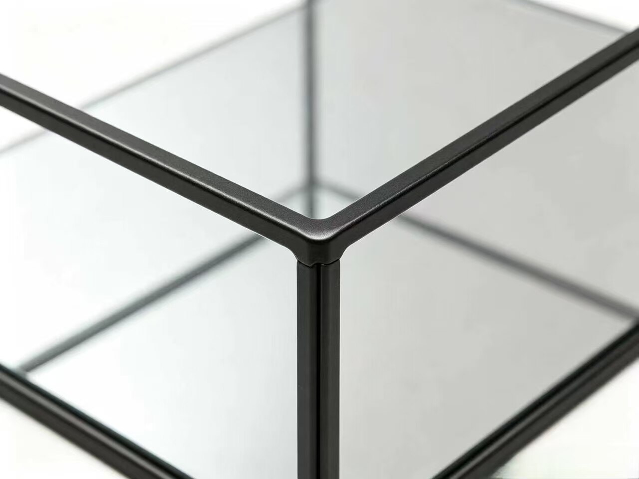 Geometric Square Frame Mirror Tray 5