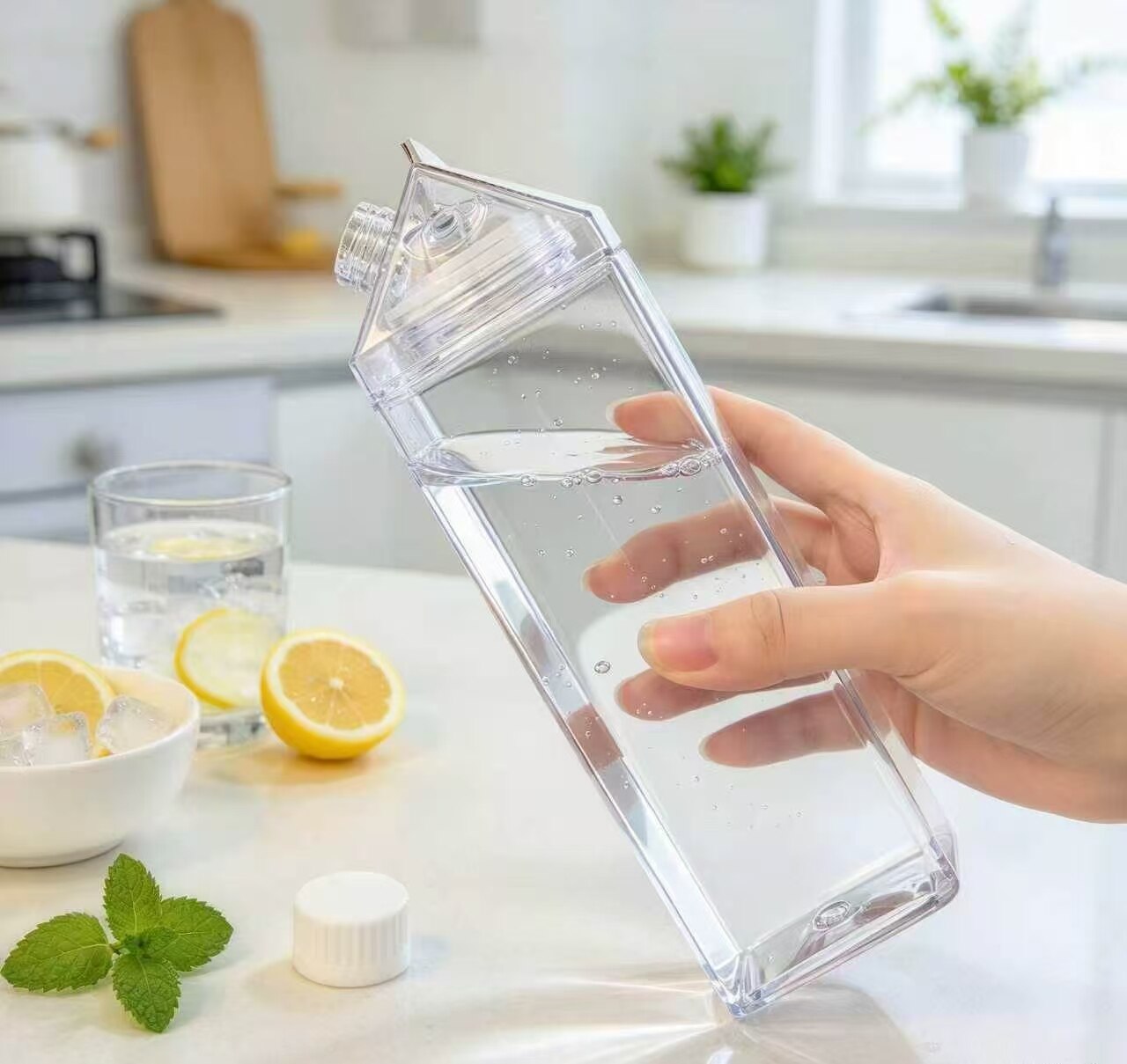 Tapered Square Bottle 4
