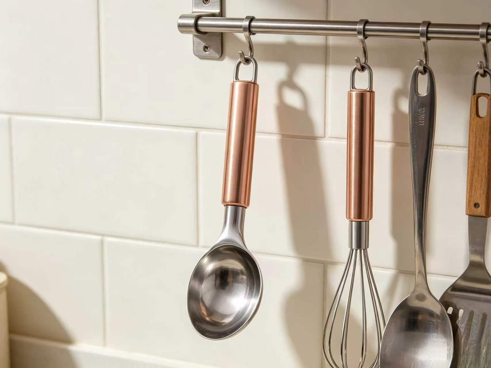 Thickened Rose Gold Stainless Steel Ice Cream Scoop 2