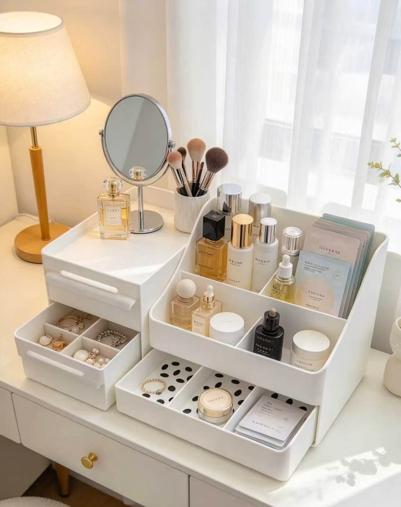Cloud White Drawer Organizer 4