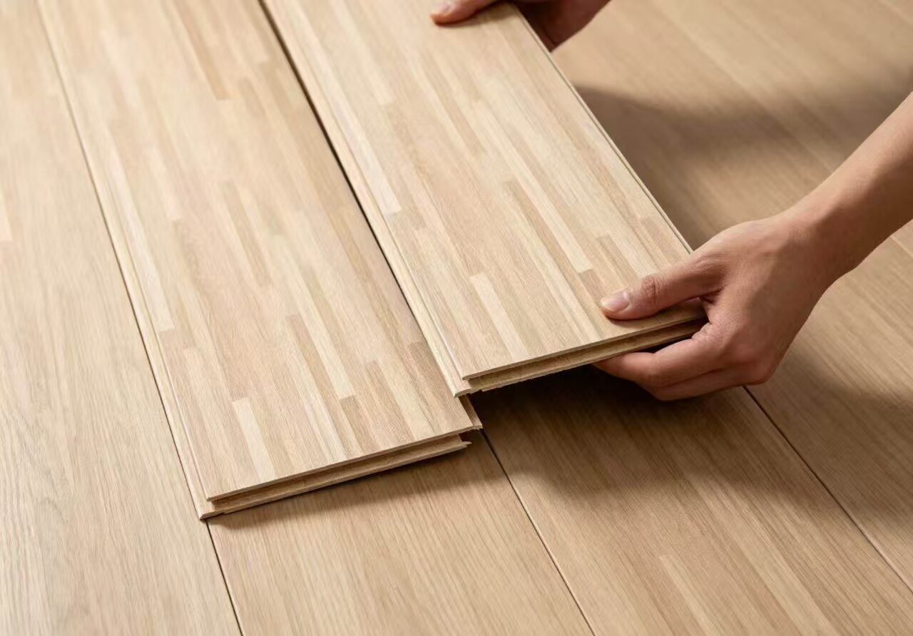 Light Wood Self-Adhesive Floor Tiles 5