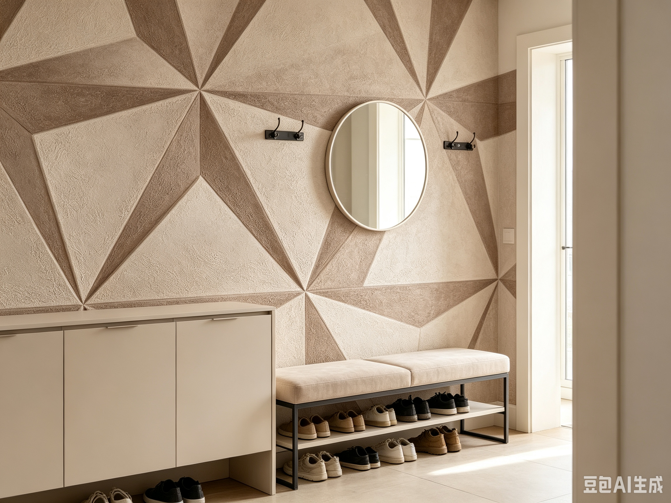 Warm Sand Textured Wall Decal 4