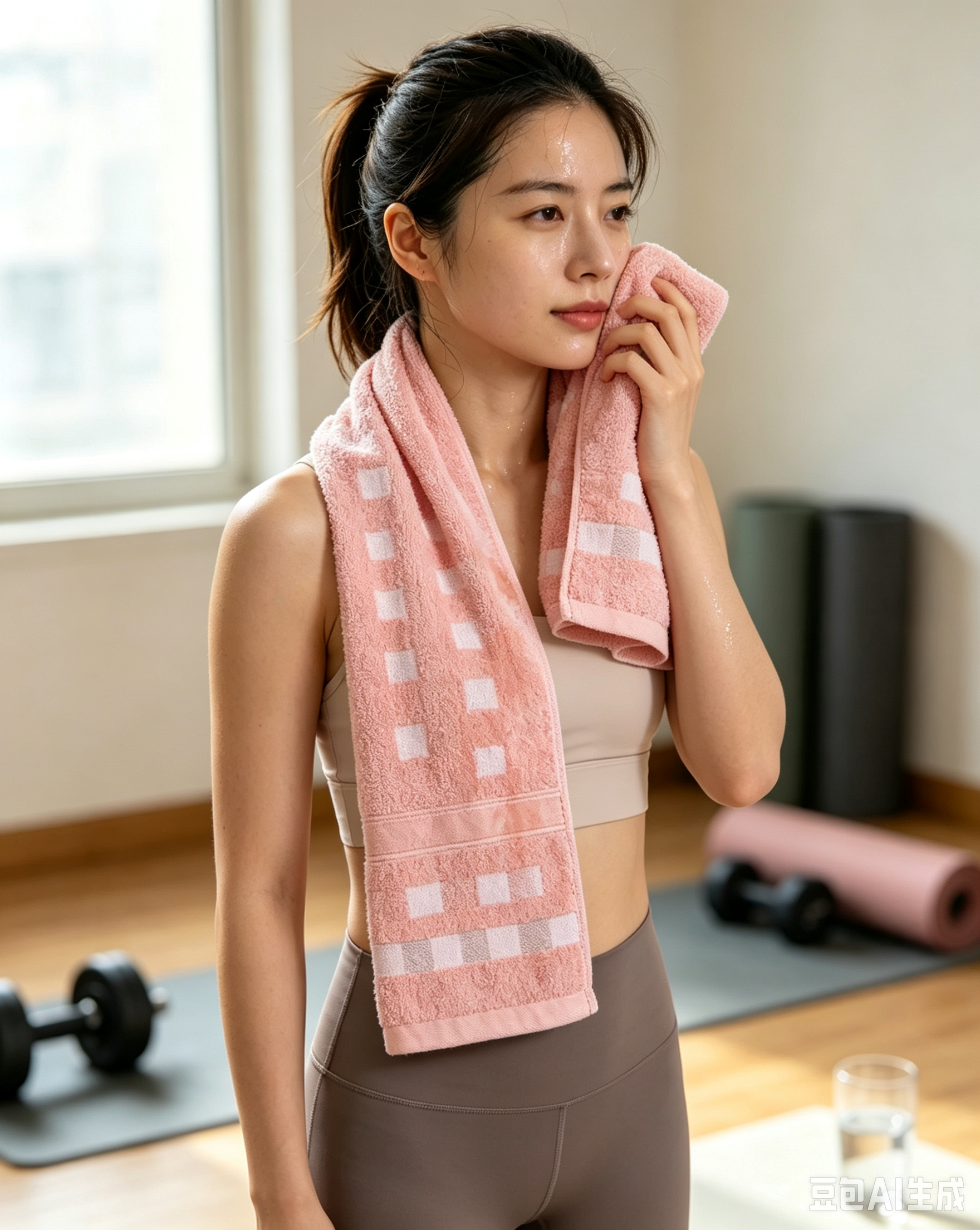 Macaron Square Cotton-Polyester Towel 3