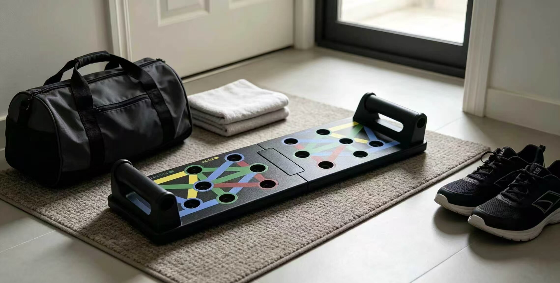 Color-Coded Split Push-Up Trainer 4