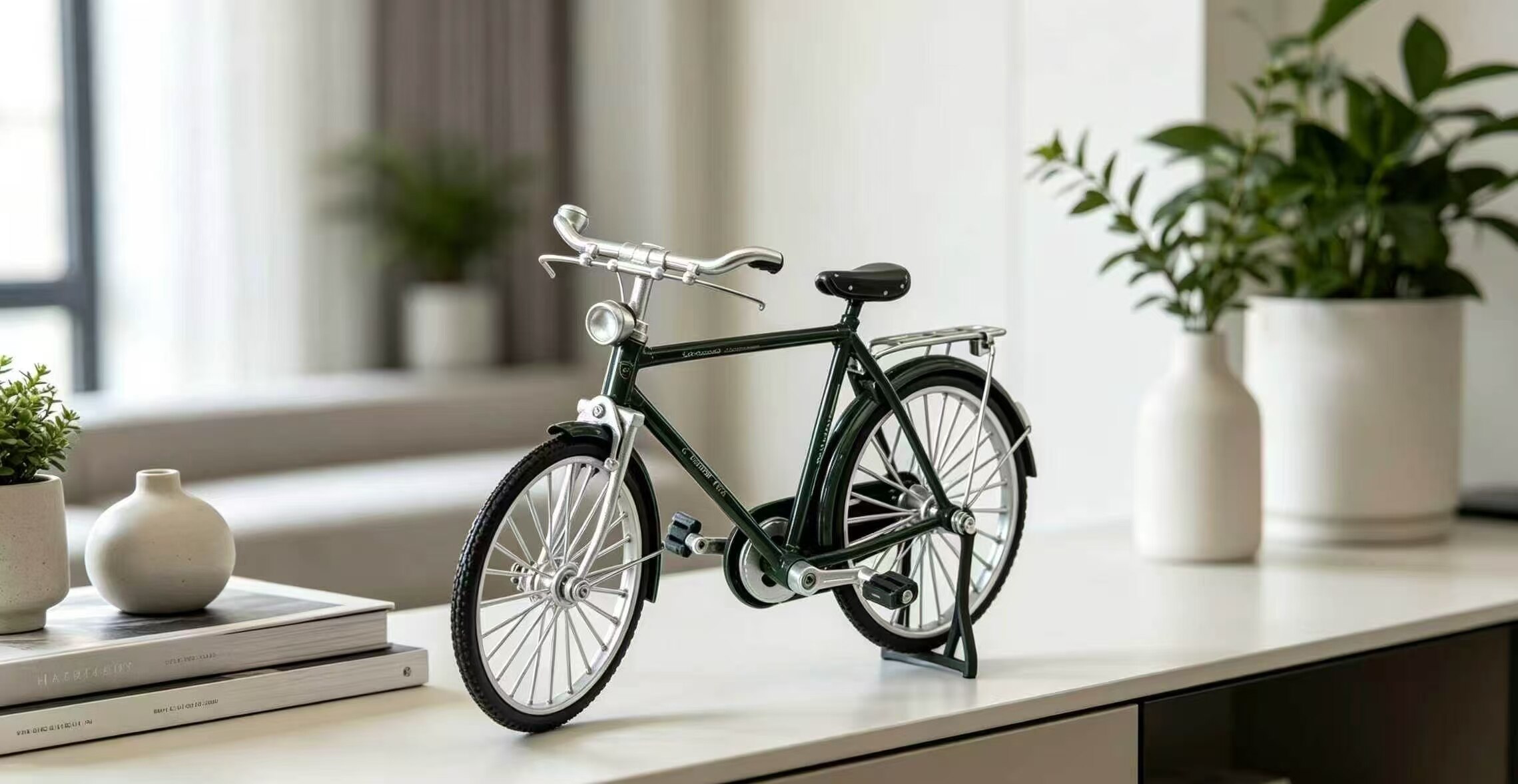 Vintage Green Time Bicycle Model 4
