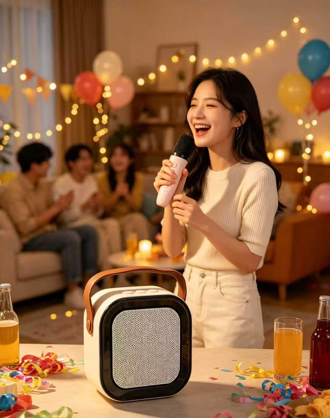 Retro Portable Karaoke Speaker 3
