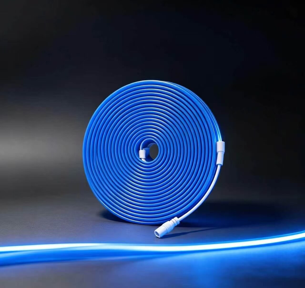Cyan Blue Light Guide Ambient Strip