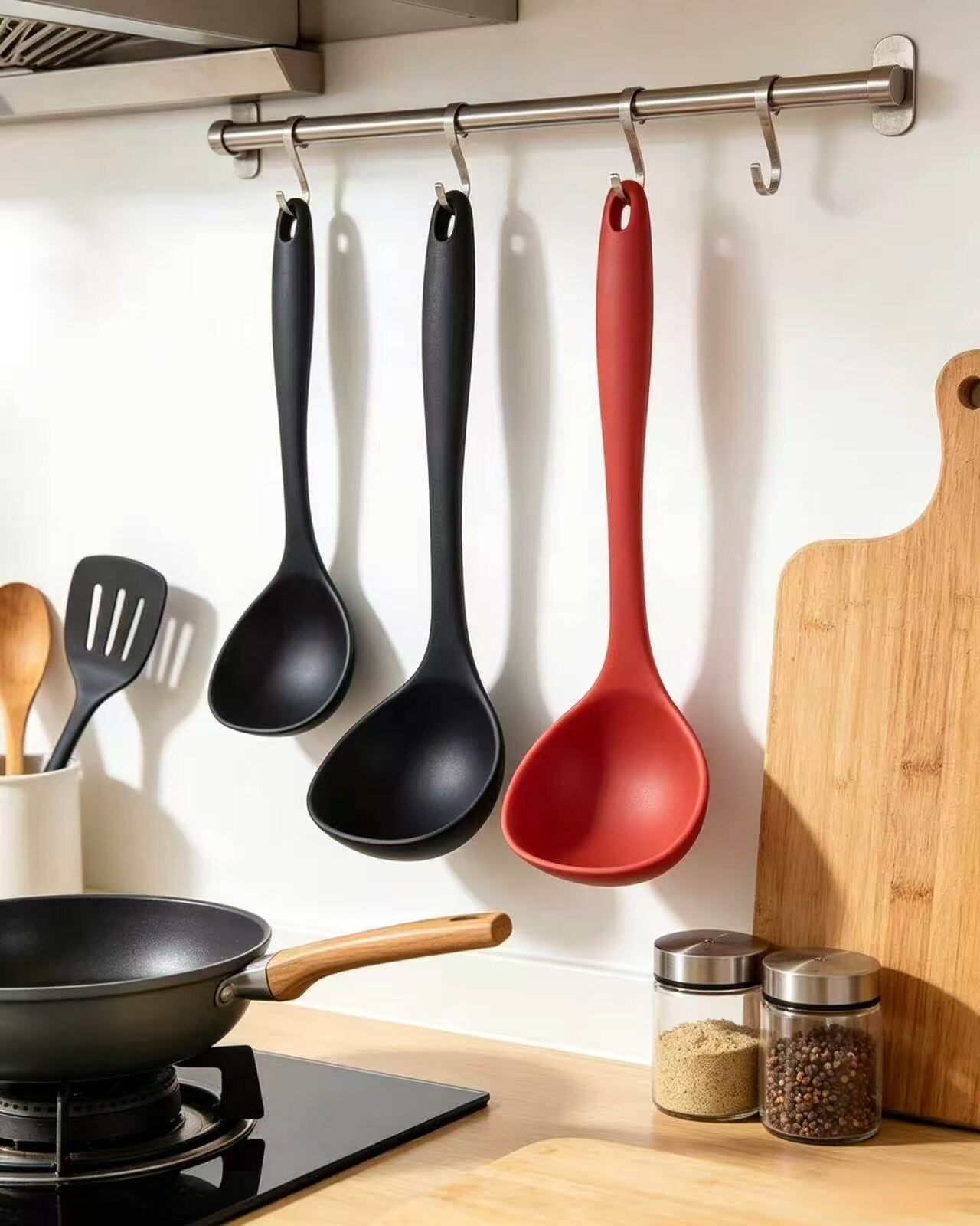 Food-grade One-piece Silicone Spoon 2
