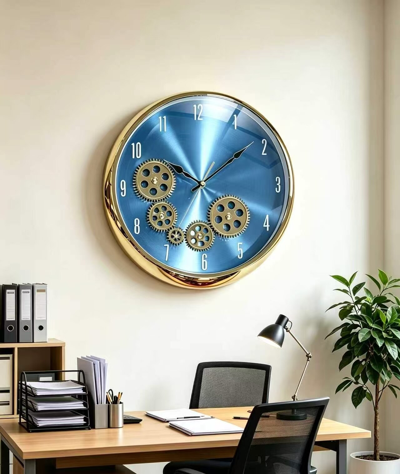 Colorful Gear Silent Wall Clock 2