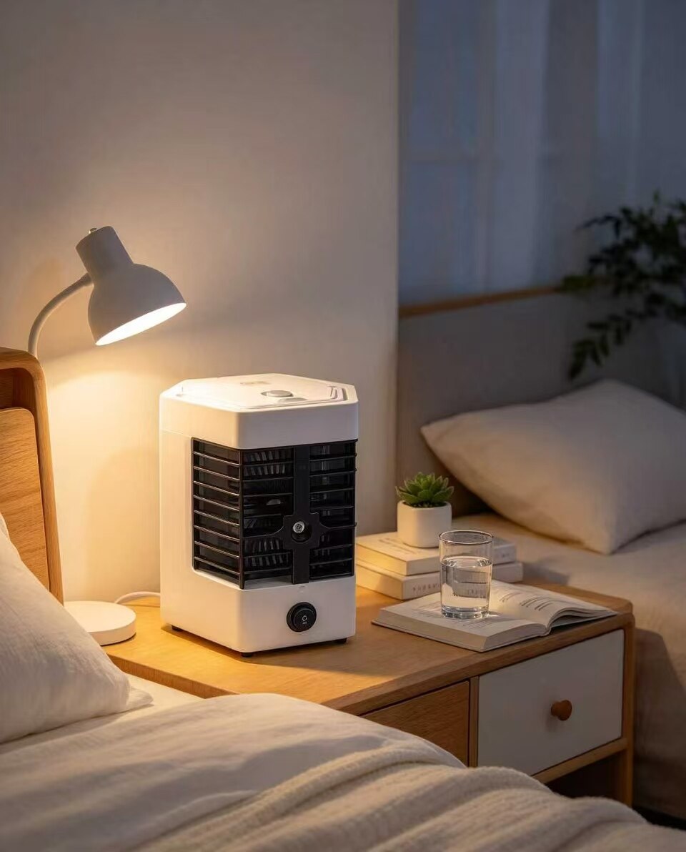 Hexagonal Ice Mist Desktop Cooler 3