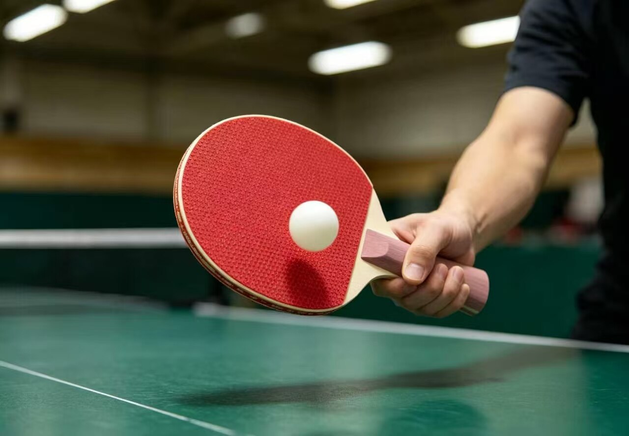 Purple Red Shadow Ping Pong Racket 4