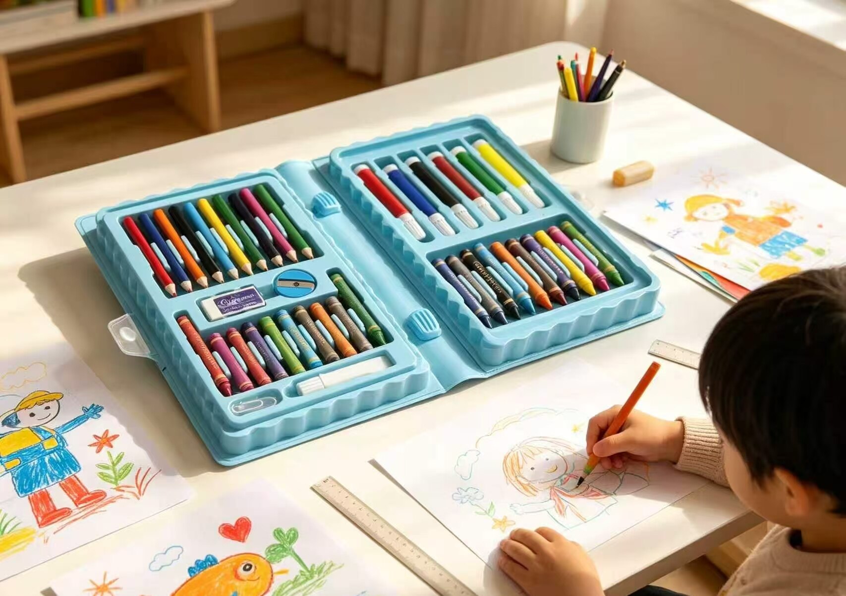 Cute Dinosaur Art Carry Case 4