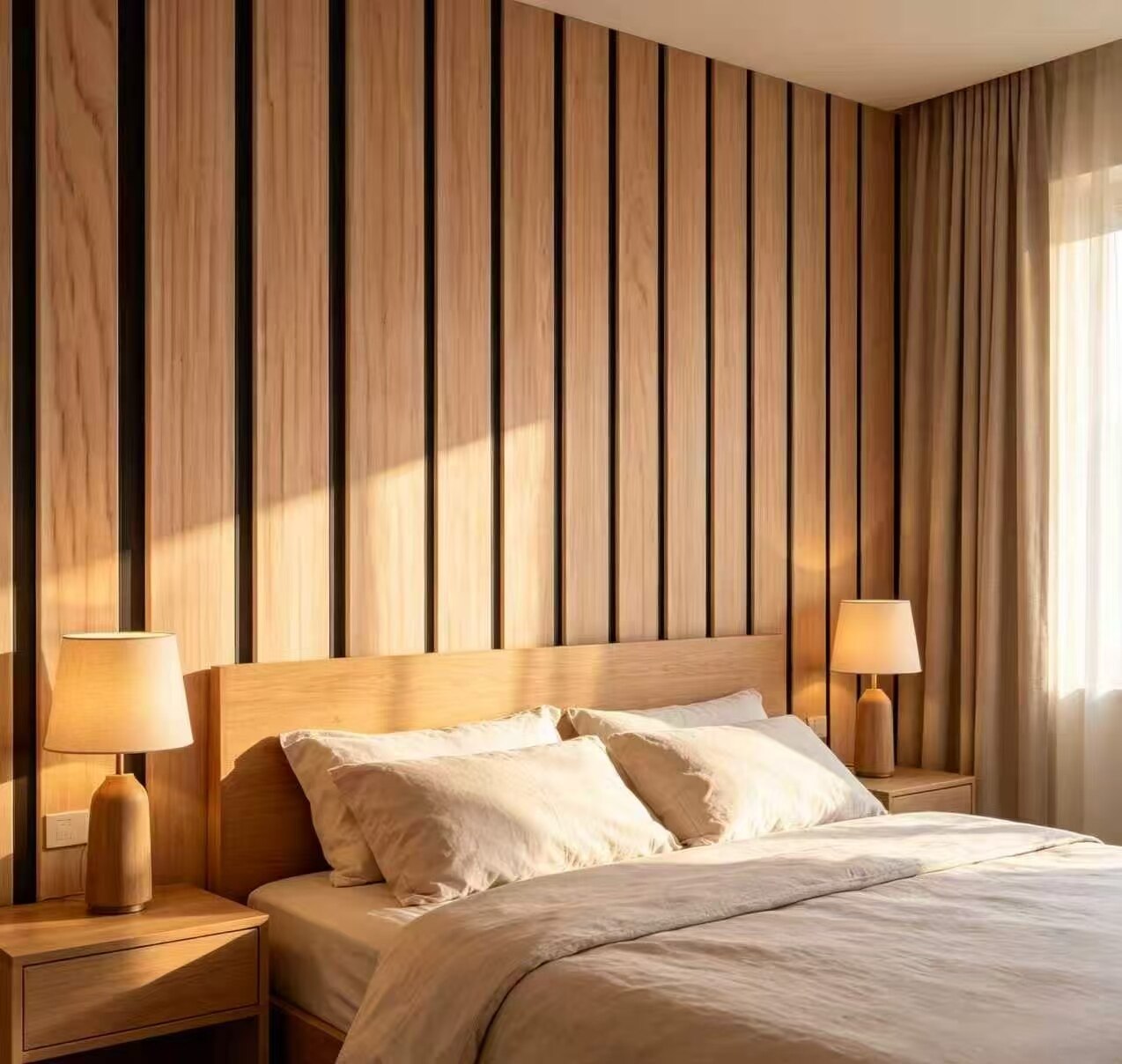 Wood Grain Vertical Wallpaper 2