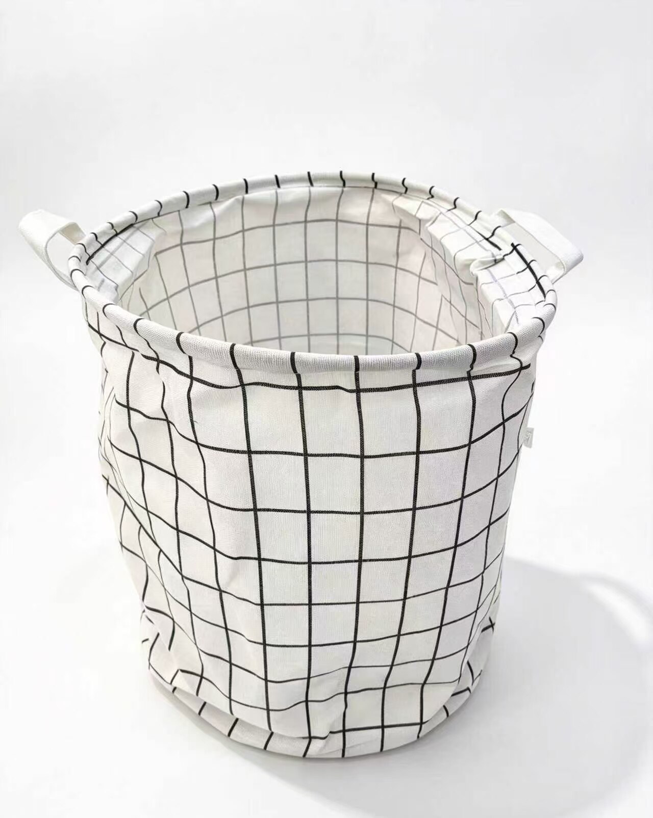 Black & White Vertical Storage Bin