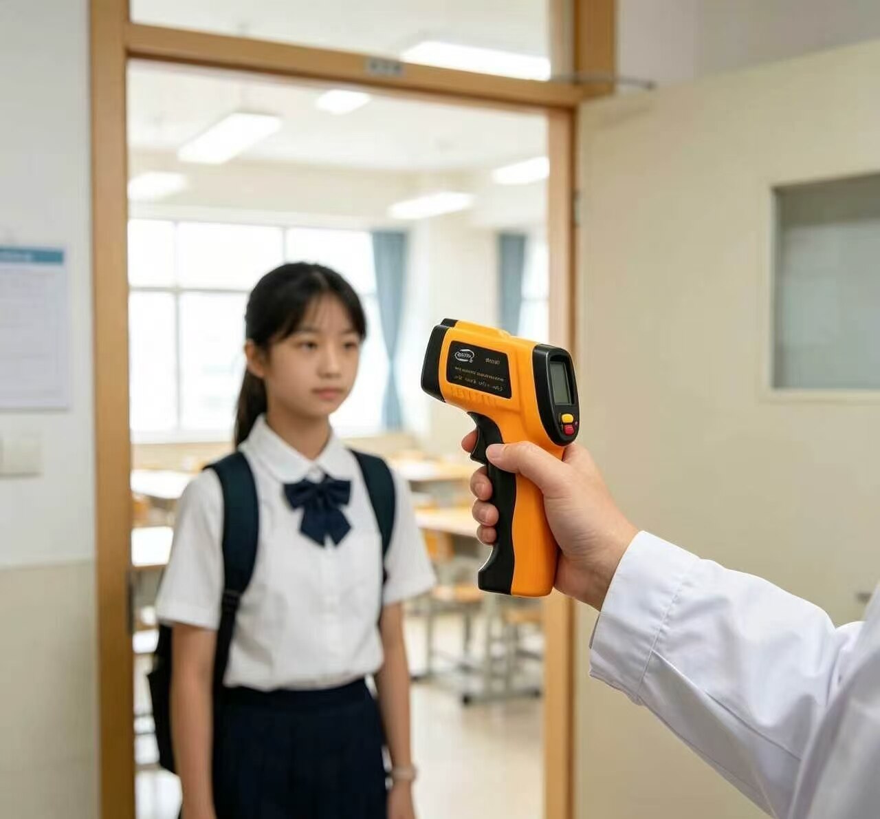 Orange Shadow Wide-Angle Infrared Thermometer 4