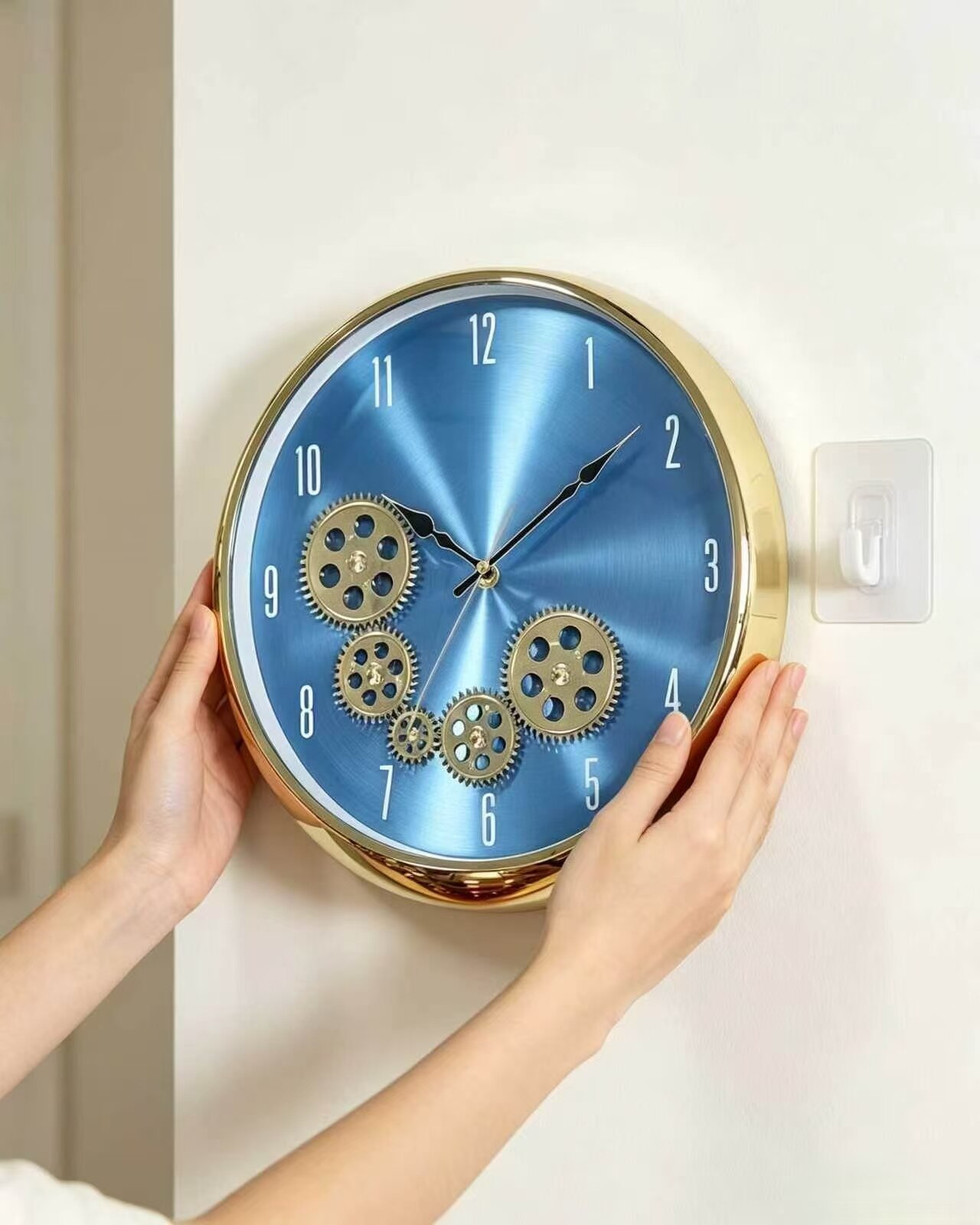 Colorful Gear Silent Wall Clock 4