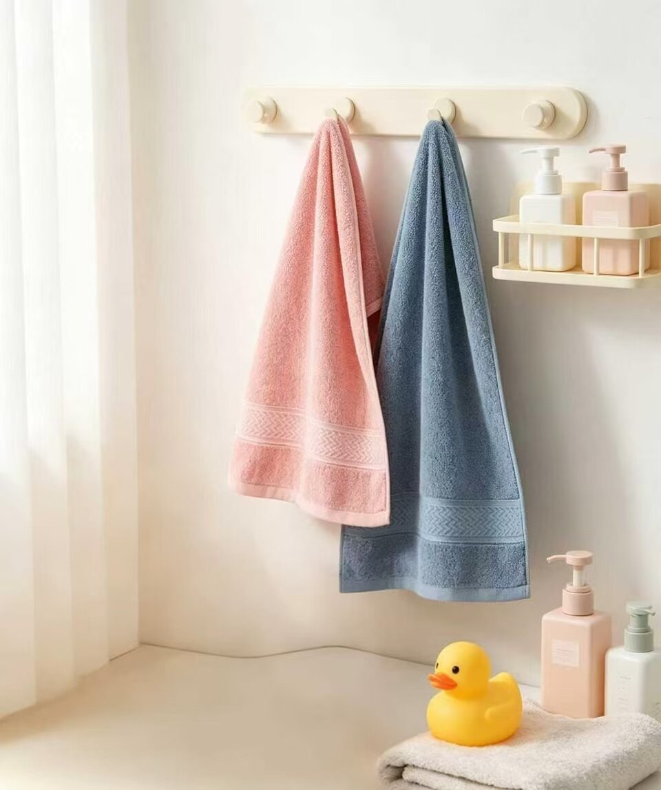 Cotton-polyester herringbone towel 4