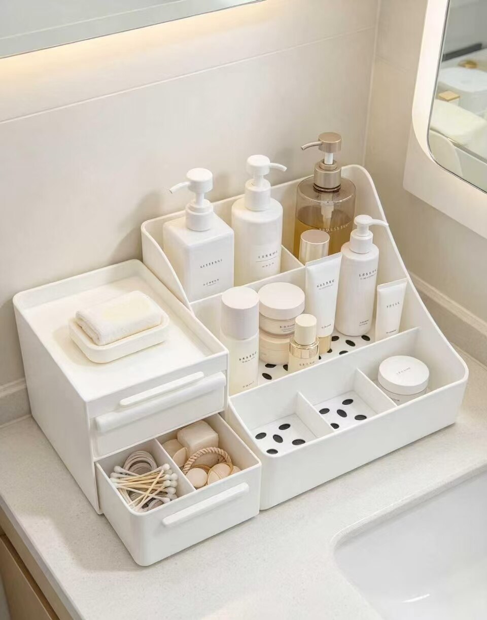 Cloud White Drawer Divider Organizer 3