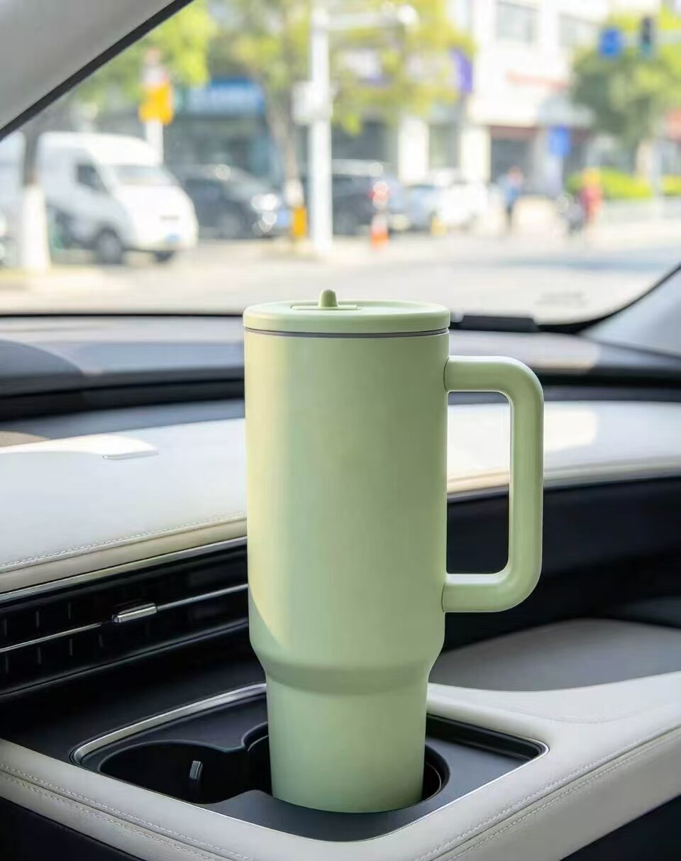 Clear Oxygen Mint Handle Tumbler Cup 5