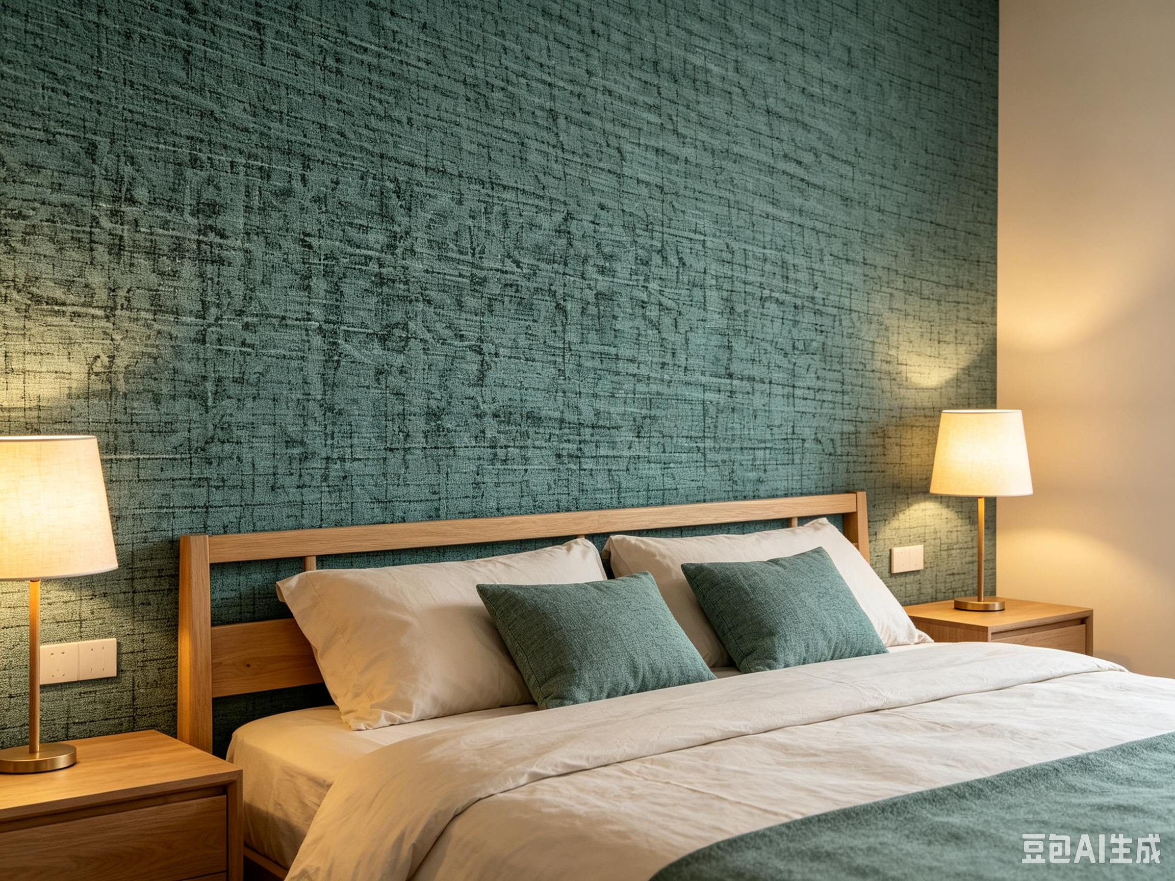 Indigo Fabric Texture Wall Decal 2