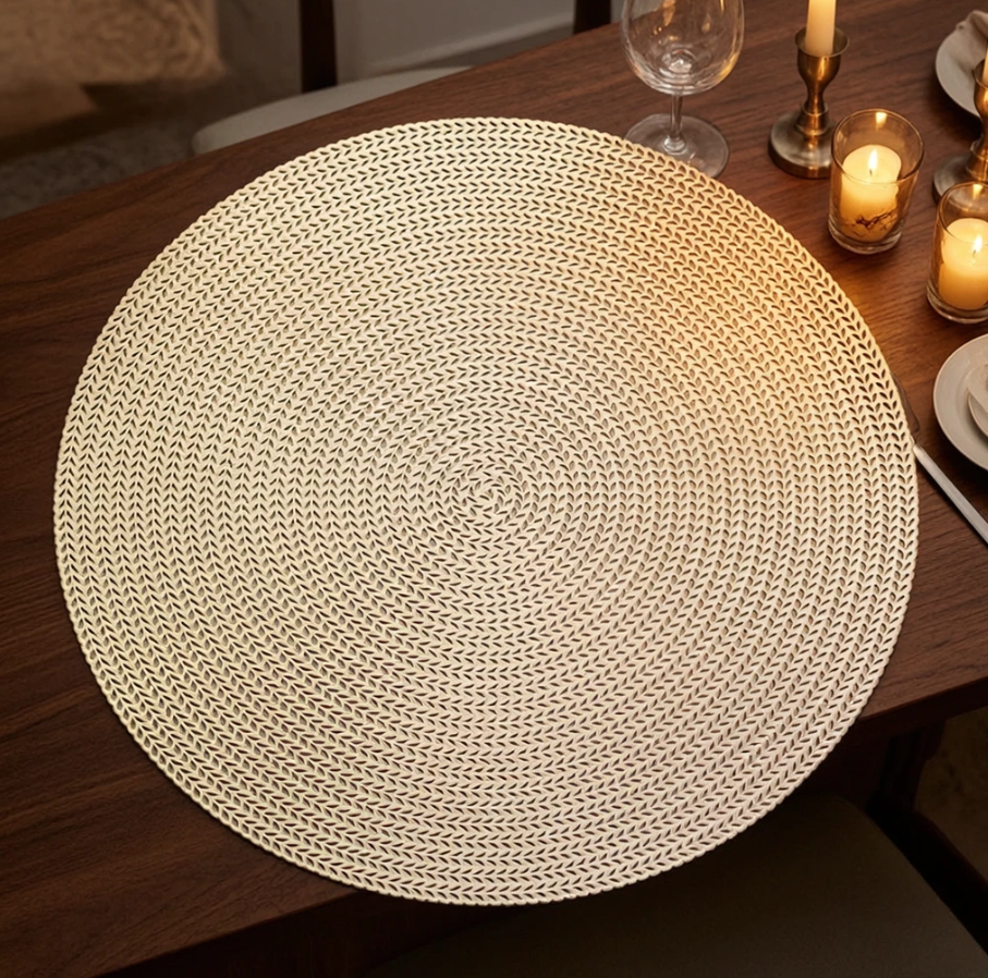 Round PVC Placemat 2