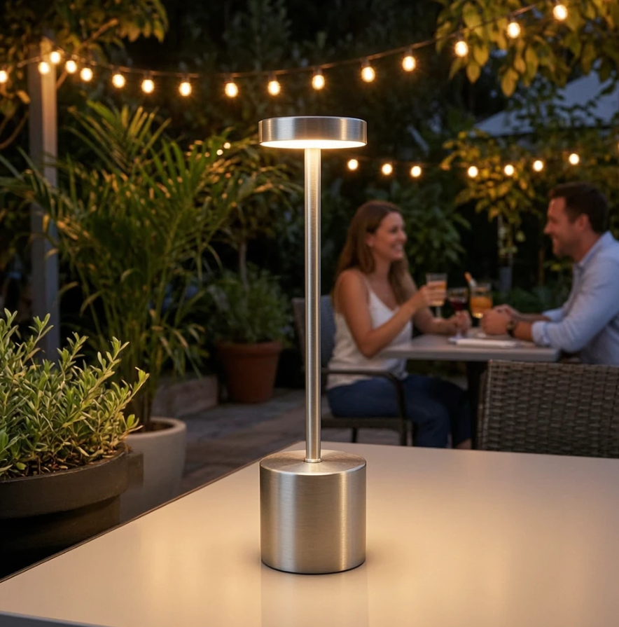Motion-activated desk lamp