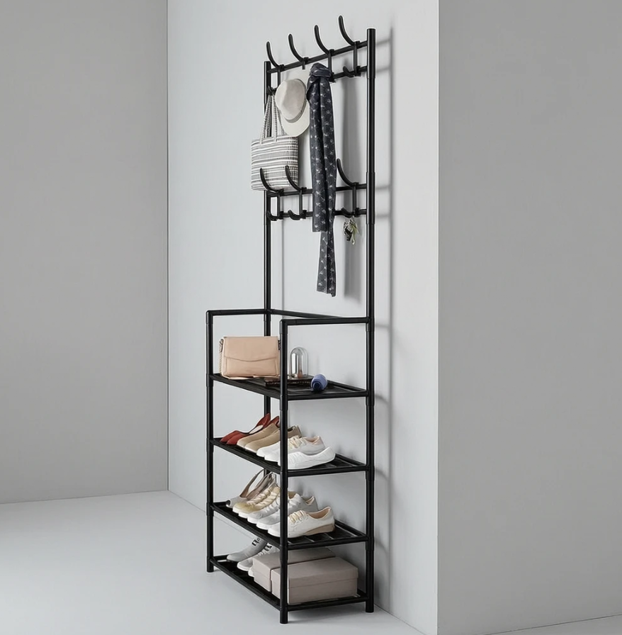 Coat and Shoe Rack Combo 2