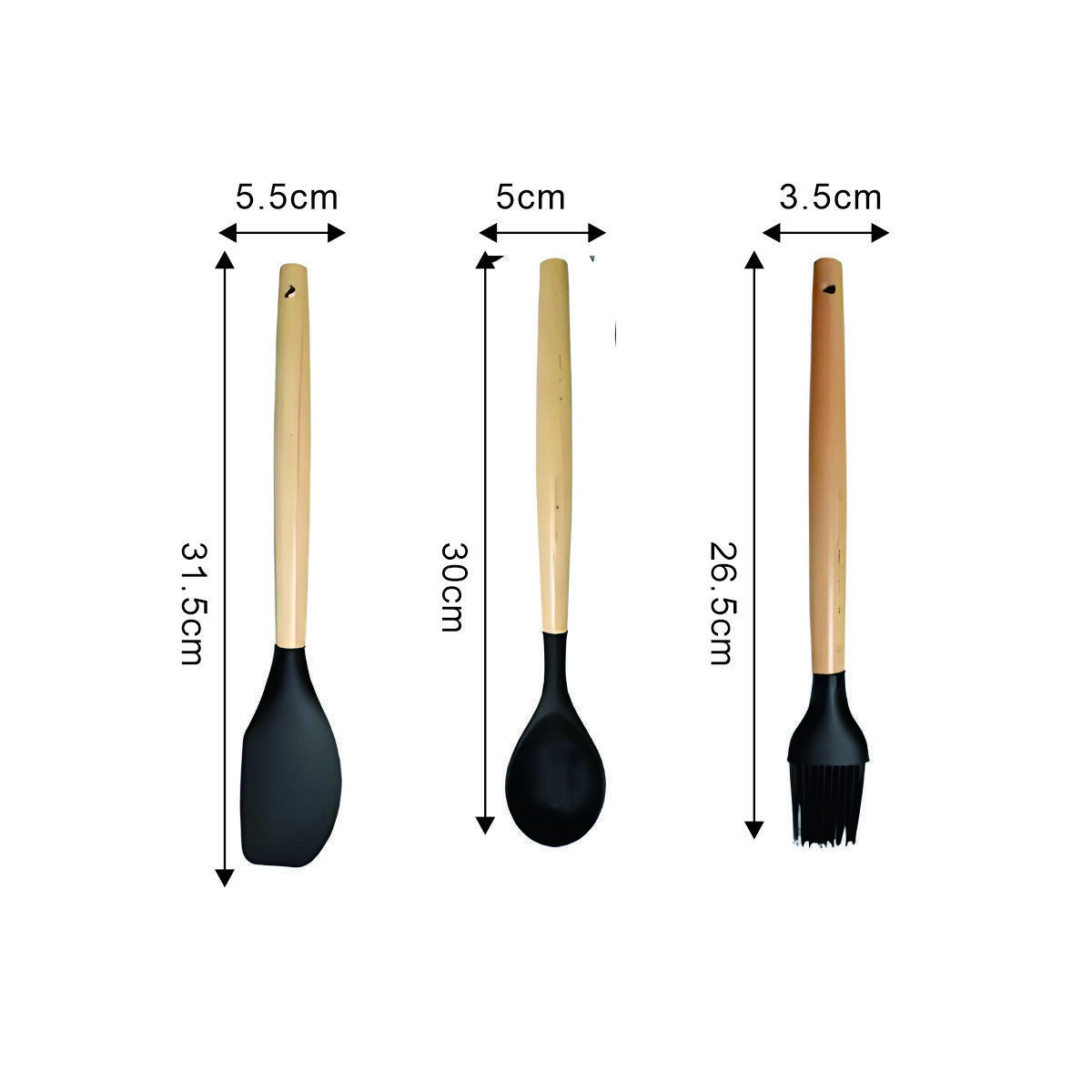 19-piece Silicone Tableware Set 7