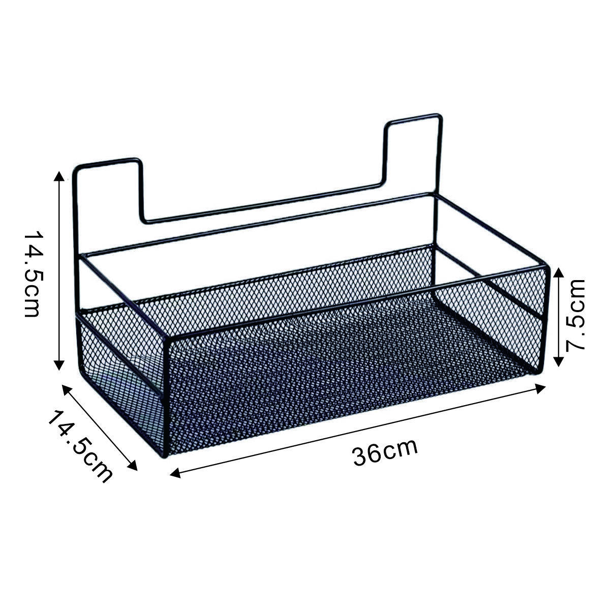 Wall-Mounted Wire Storage Baskets (2-Pack) 8
