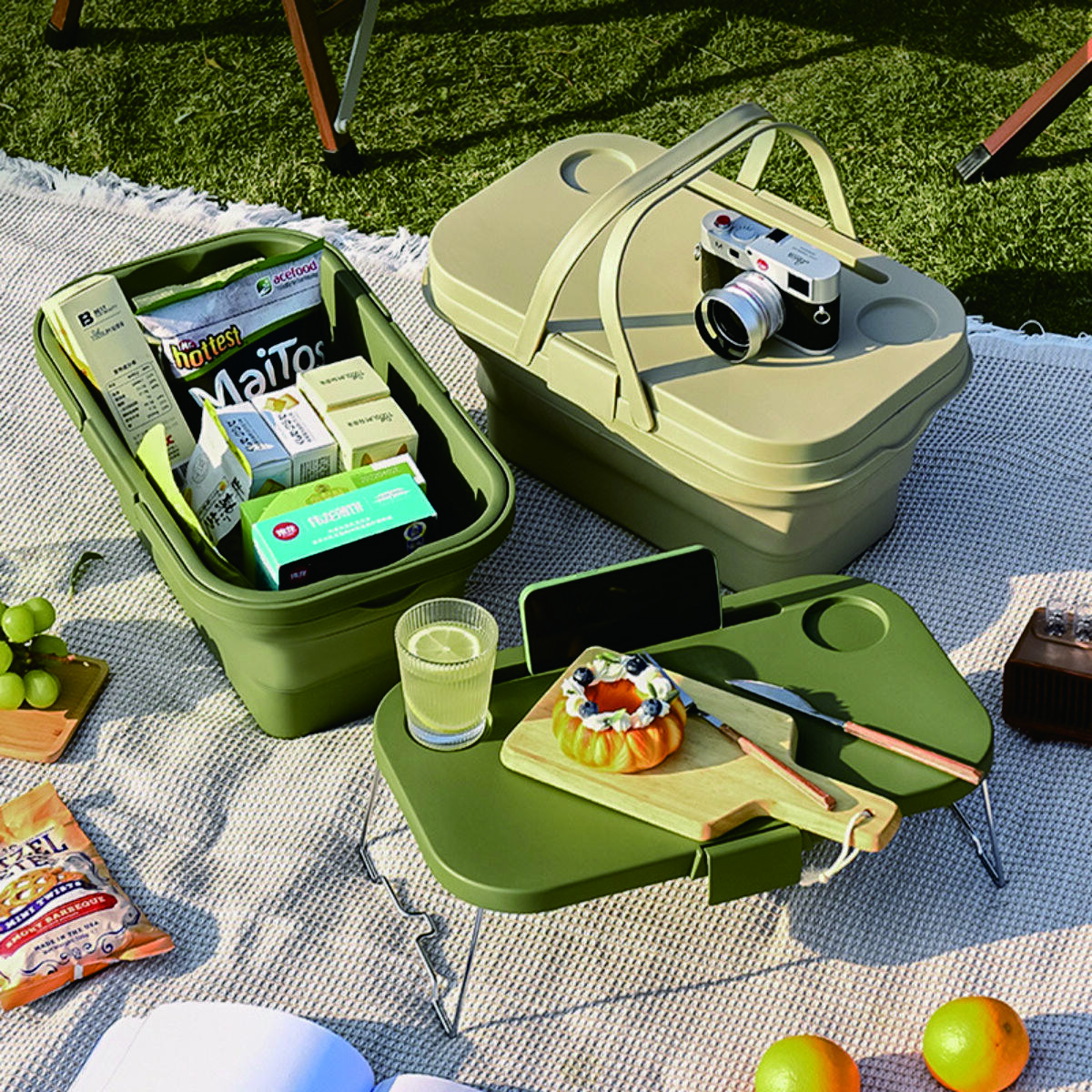 Outdoor Picnic Basket 4