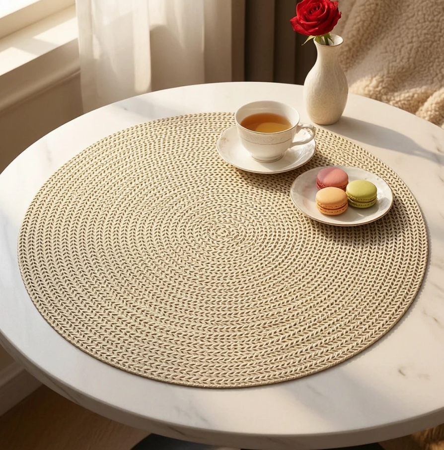 Round PVC Placemats 3