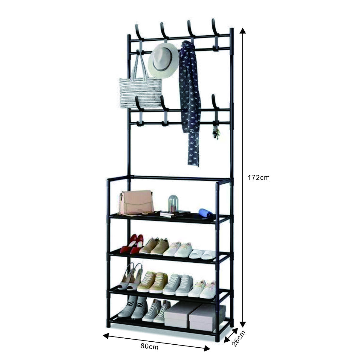 Coat and Shoe Rack Combo 5