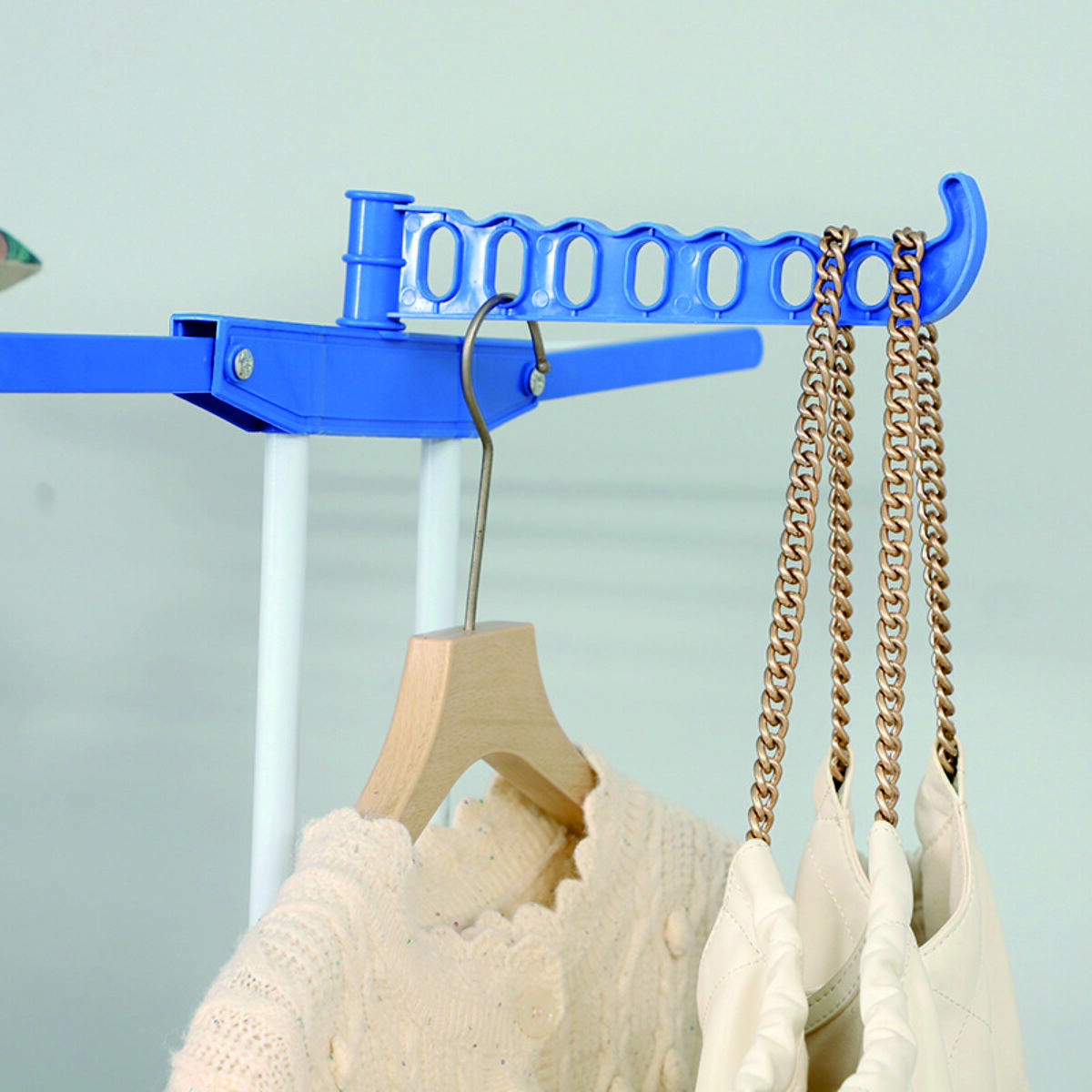 Double-Pole Clothes Drying Rack 3
