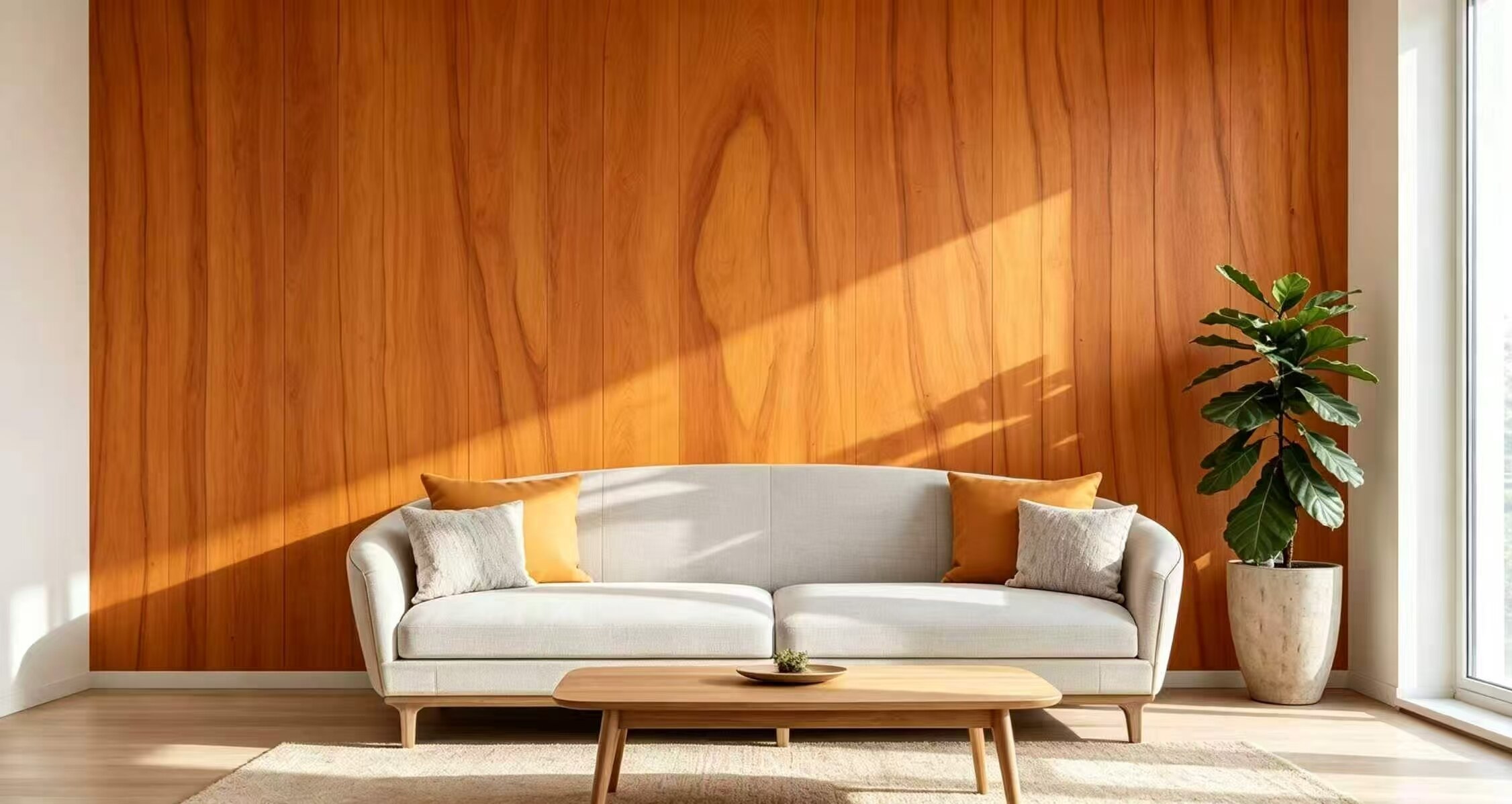 Danxia Wood Shadow Wall Sticker 4