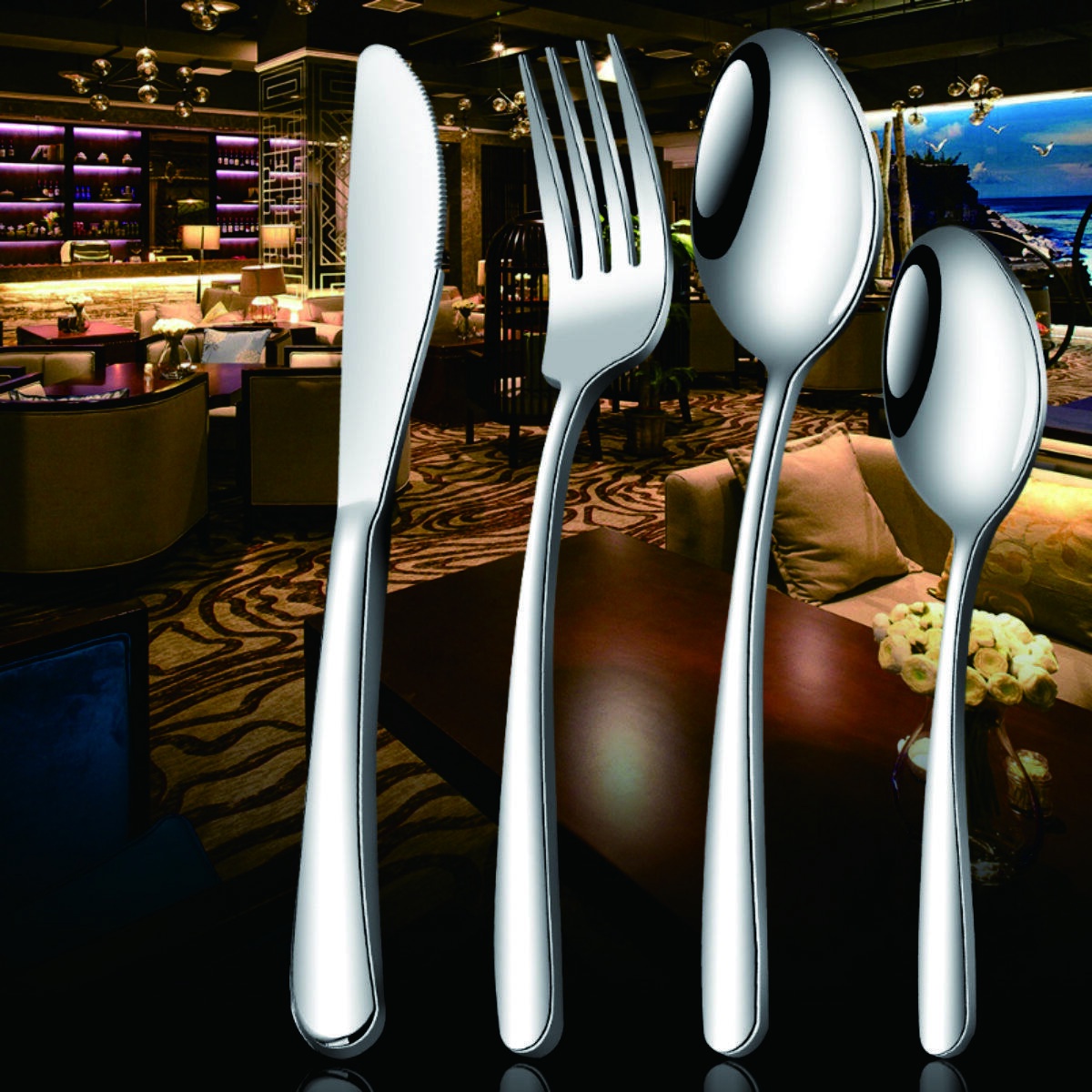 24-piece Western tableware set 6
