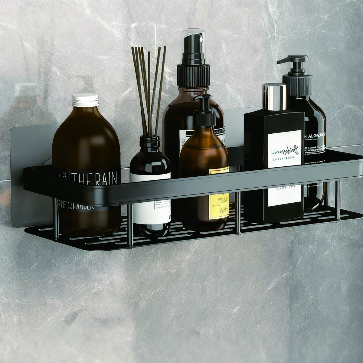 Long Double-Layer No-Drill Wall-Mounted Shelf 3